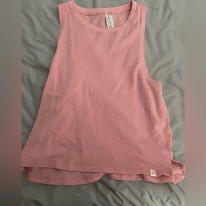 pink cover up tank top